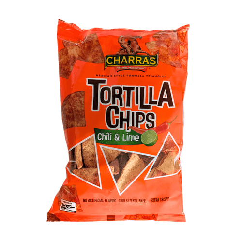 Totopos con Chile y Limon Charras 340 gr