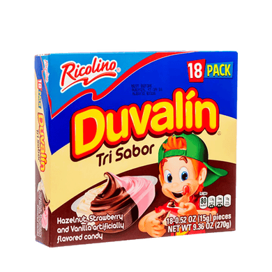 Dulce cremoso de Avellana, Fresa y Vainilla Duvalin (18 st)