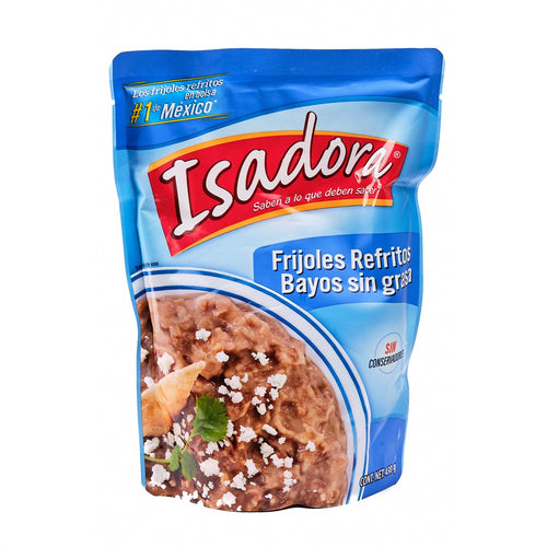 Frijoles Bayos Refritos sin grasa Isadora (Pouch) 430 gr