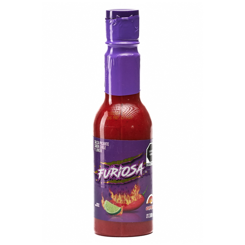 Salsa Furiosa Fuego (sabor chile y limon) La Anita 300 ml