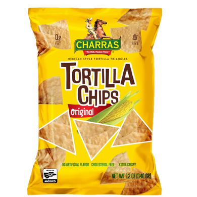 Totopos tortilla chips original Charras 340 gr
