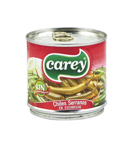 Chile Serrano Entero Carey 340 gr
