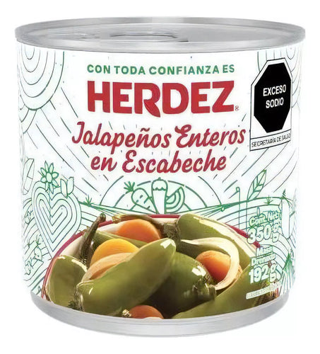 Chile Jalapeno Entero Herdez 350 gr