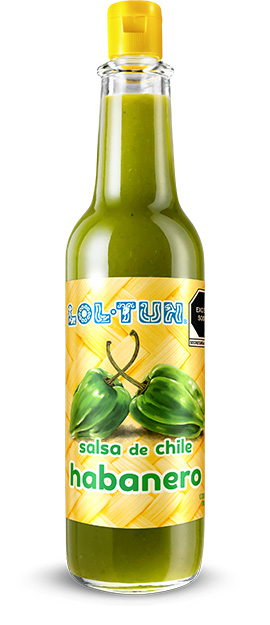 Salsa picante habanero verde LOL TUN 150