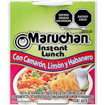 MARUCHAN INSTANT CUP CAMARON, LIMON, HABANERO (MEX EDITION) 64 GR
