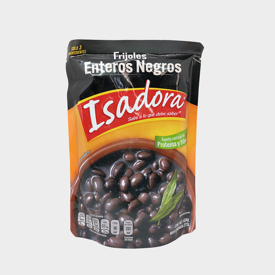 Frijoles Negros Enteros Isadora (Pouch) 454 gr