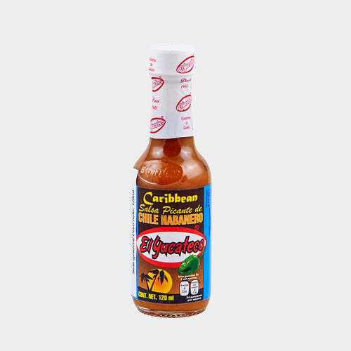 Salsa picante habanera Yucateco Caribena 120 ml